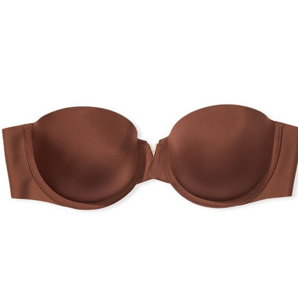 Victoria’s Secret Brown Strapless Bra